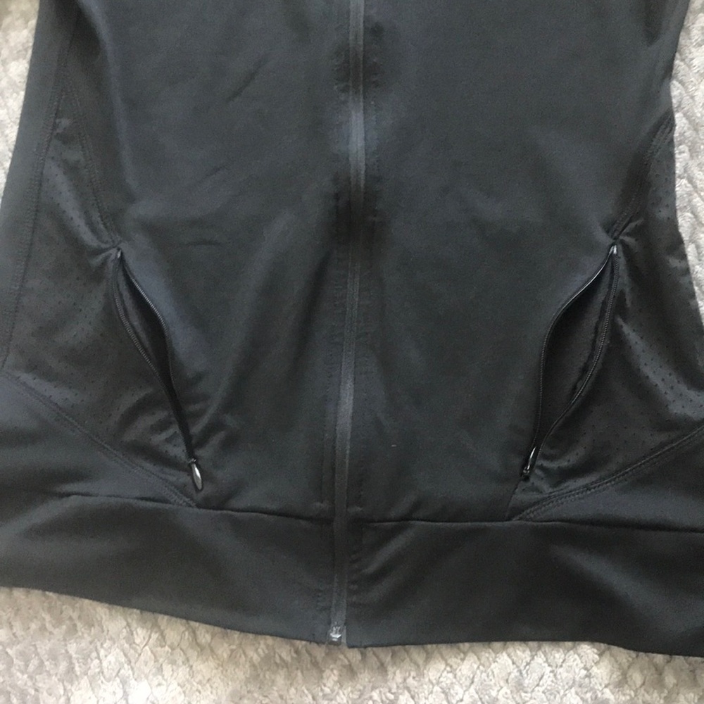 Girls Black Activewear Turtleneck Jacket